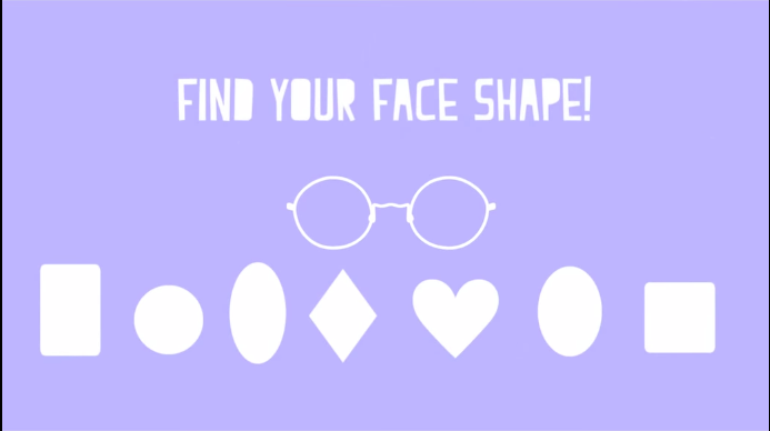 xác định khuôn mặt trước khi chọn mắt kính